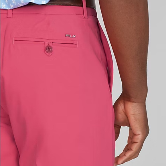 Ralph Lauren RLX Tailored Fit Performance Twill Pink Golf Pants Men's 35/32 EUC - Picture 2 of 14